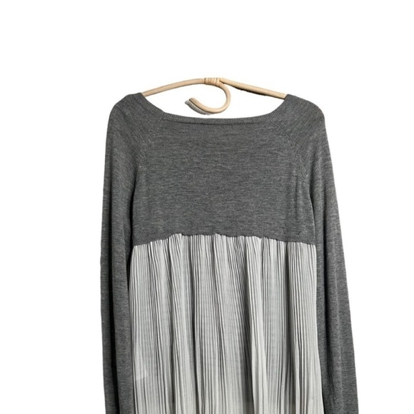 Patrizia Pepe Cashmere Silk Wool Blend Accordion Hi Lo Sweater Size Medium 2 - Picture 11 of 14